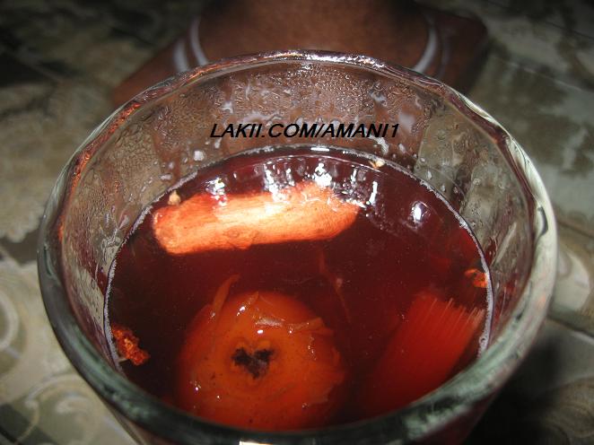 fruit punch مشاركتي في مشروبات دافئه /شراب الفواكه الساخن