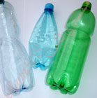 استغلال الزجاجات البلاستيك
